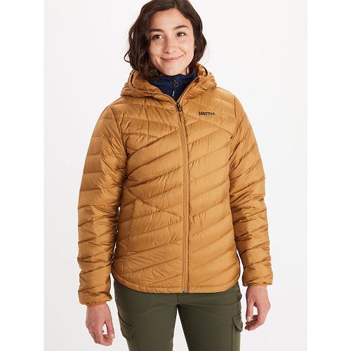 Marmot Highlander Jackets - Womens Down Jacket Yellow CA9365021 Canada